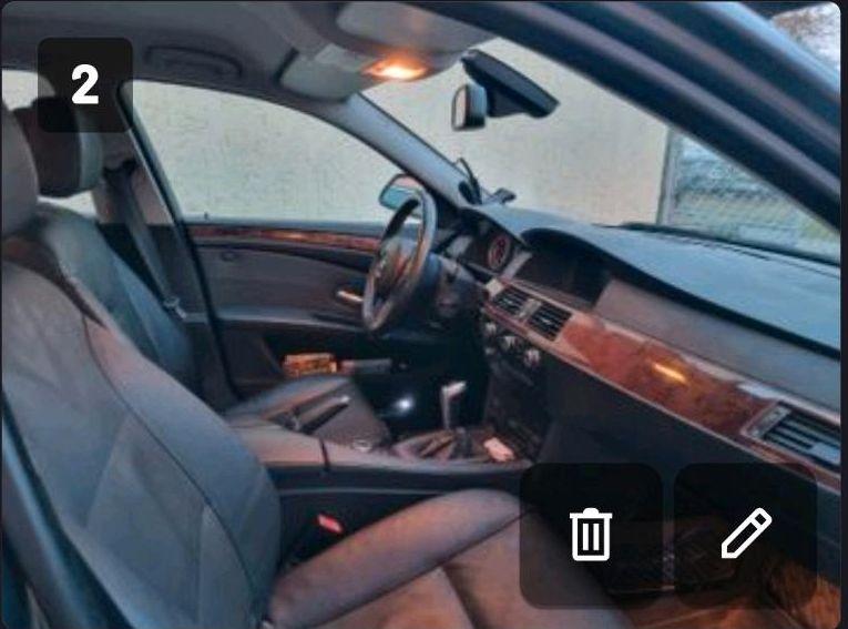 BMW 520 2010 — вигляд ззаду