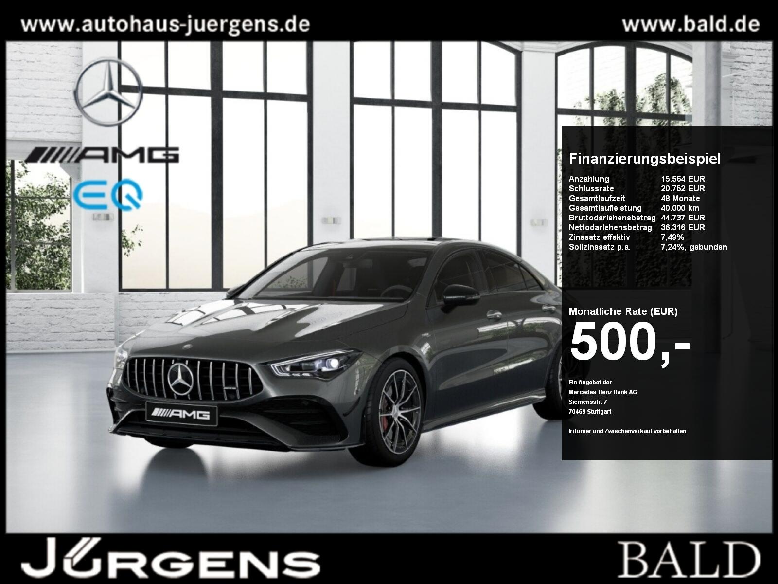 Mercedes-Benz CLA 35 AMG 4M Premium/Pano/Aero/MLB/Night/Ambi