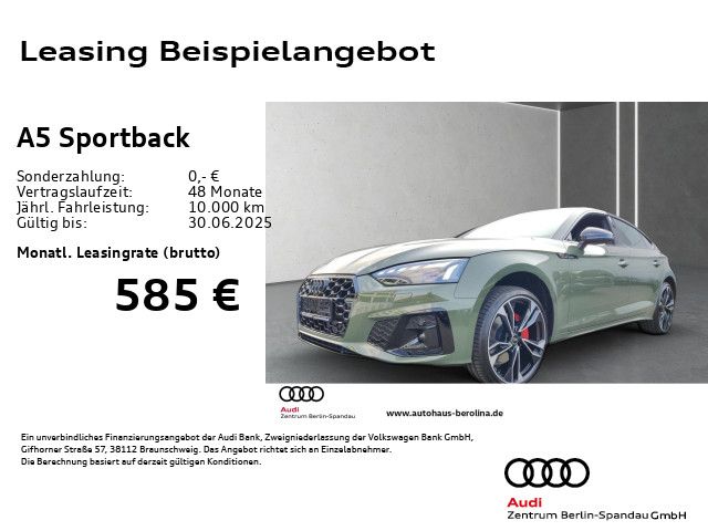 AUDI A5 Sportback 40 TFSI qu. S line S tronic *HuD*
