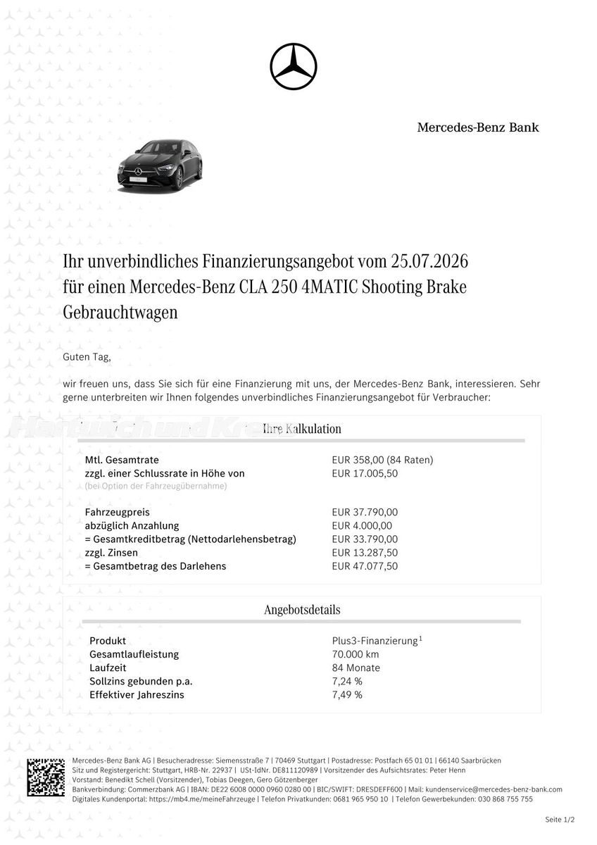 Mercedes-Benz CLA 250 4Matic Shooting Brake AMG Line Advanced  foto 3