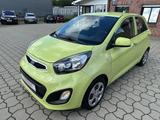 Kia Picanto Edition 7*KLIMA*RADIO*ELK-FENSTER* - mit Benzin-Antrieb: Grün, Scheckheftgepflegt