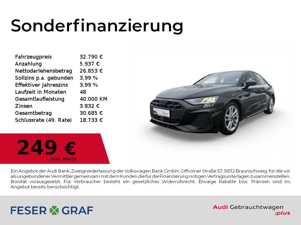 Audi A3 Limousine S line 30TFSI Navi+/SHZ/Kamera/ACC/