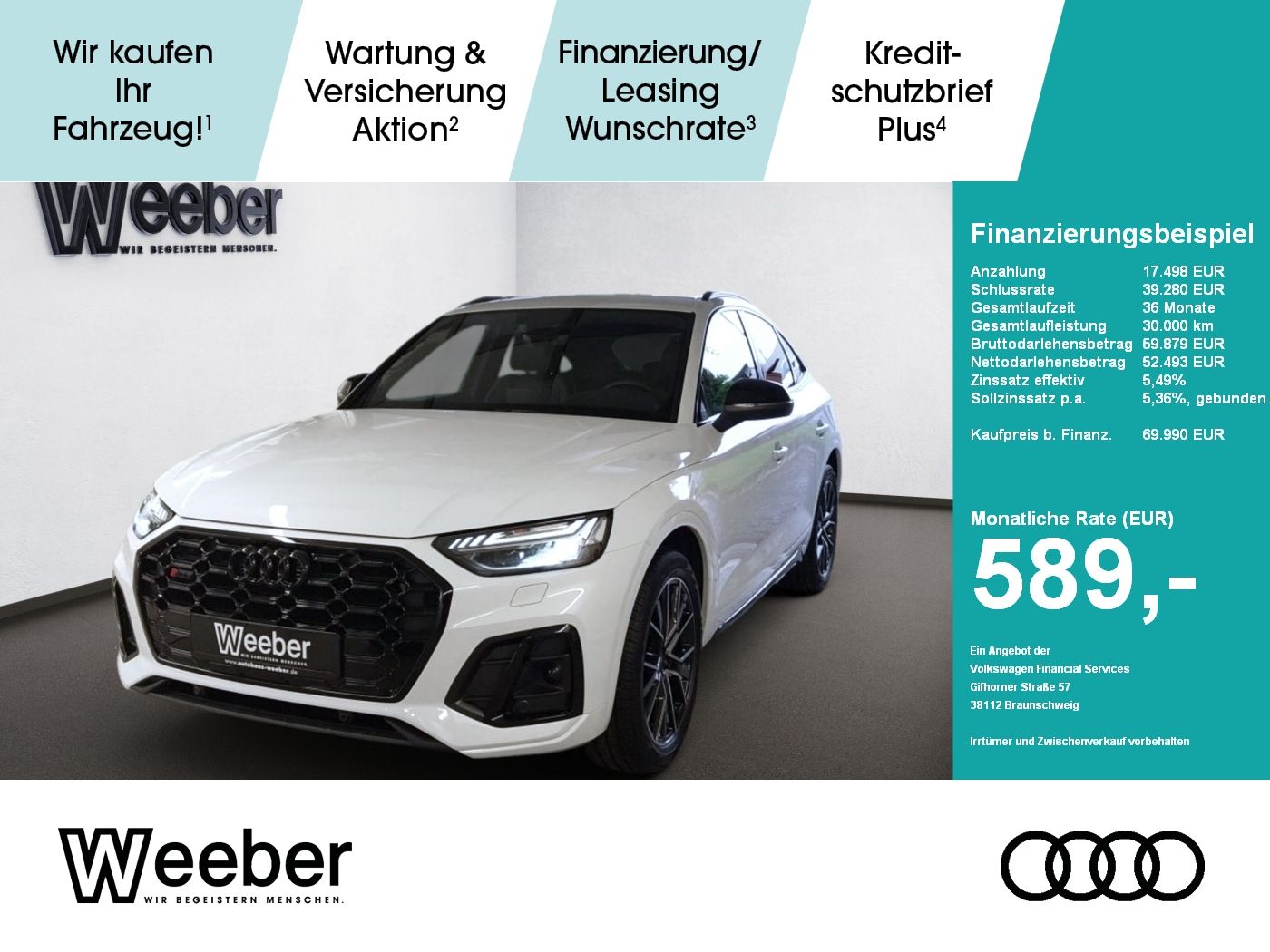 AUDI SQ5 Sportback TDI Quattro Tiptronic Panodach