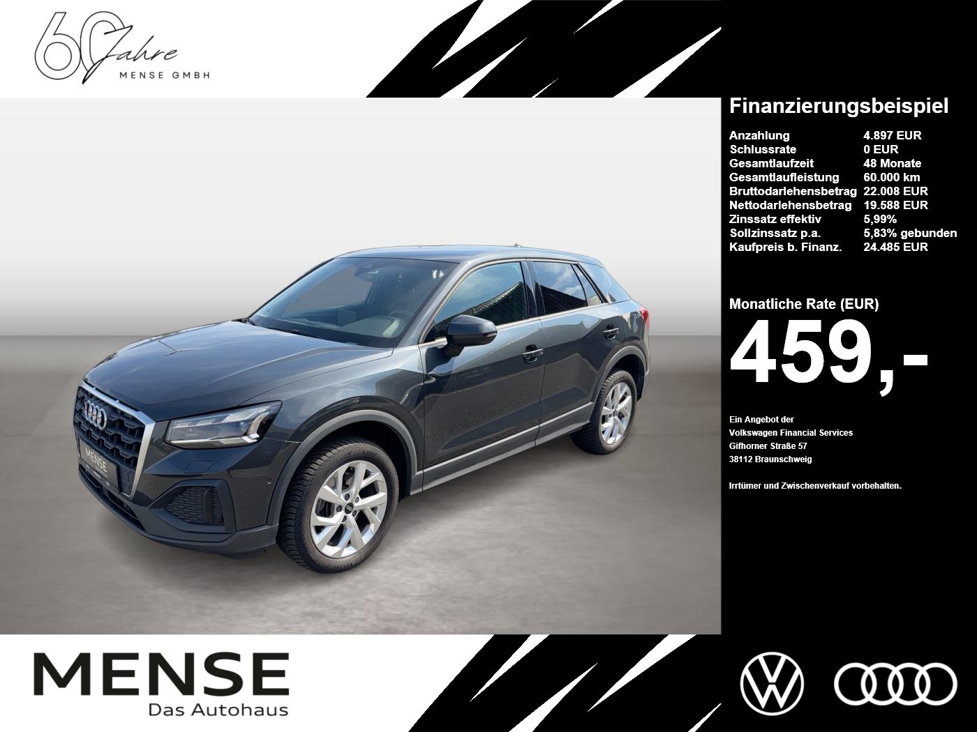 Audi Q2 35 TDI quattro S tronic S linbe Matrix AHK LE