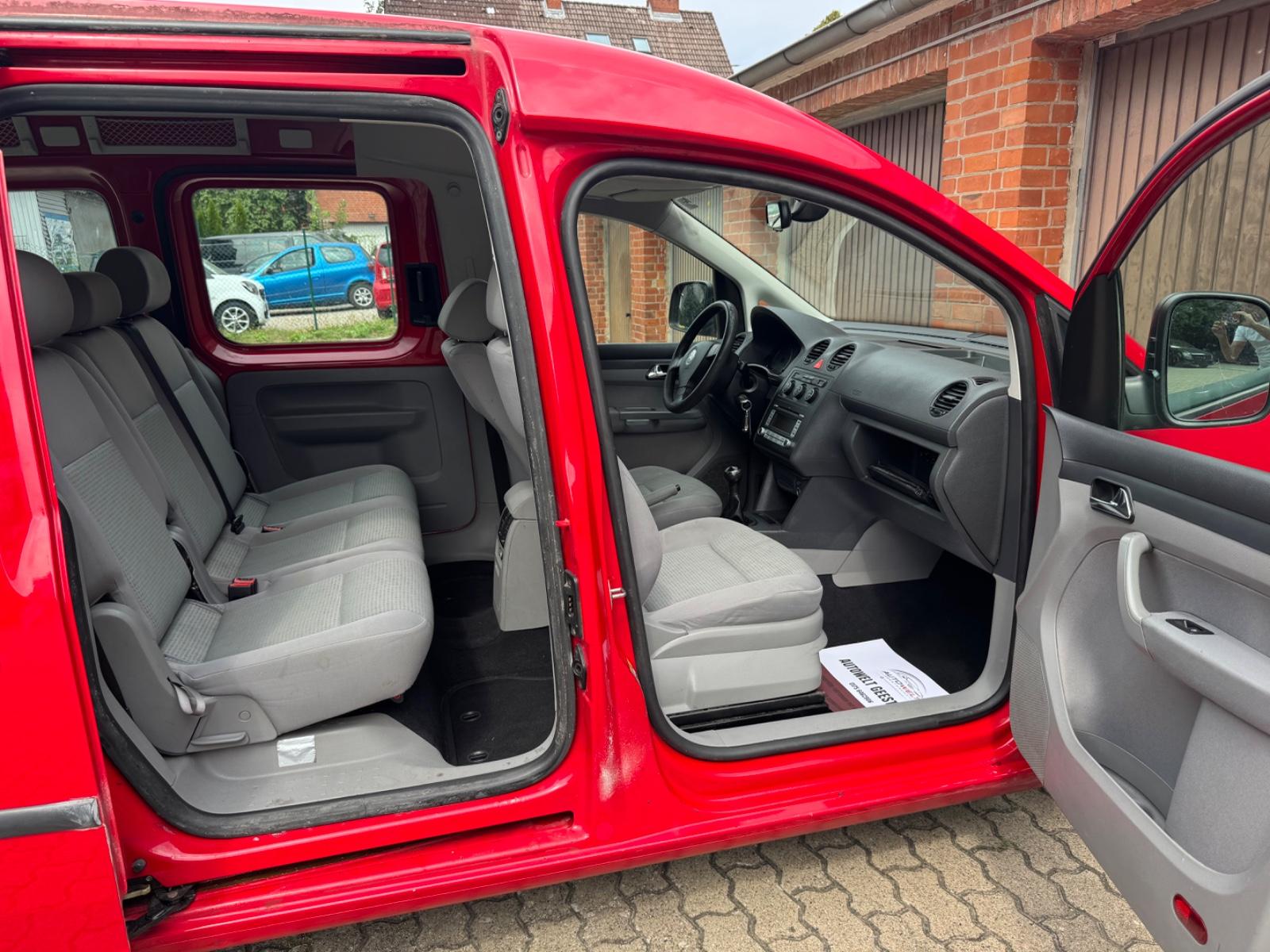 Volkswagen Caddy Life Team 7-Sitze,Klima,Allwetter,TÜV+Insp