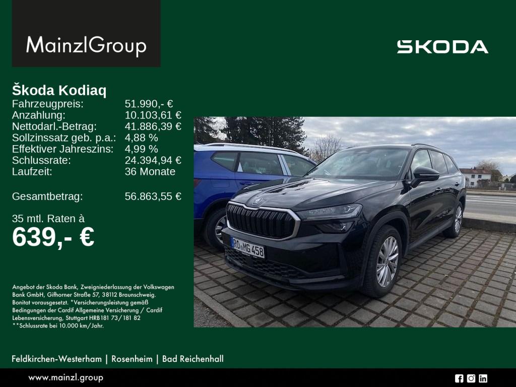 Skoda Kodiaq 2,0 TDI Selection, 110 kW 7-Gang
