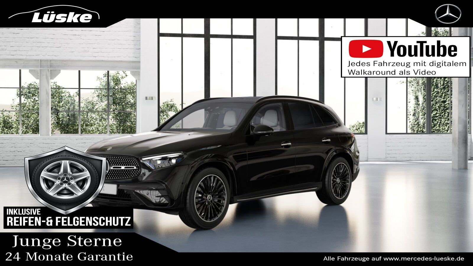 Mercedes-Benz GLC 400 e 4M AMG Line Night nevagrau Vielspeiche