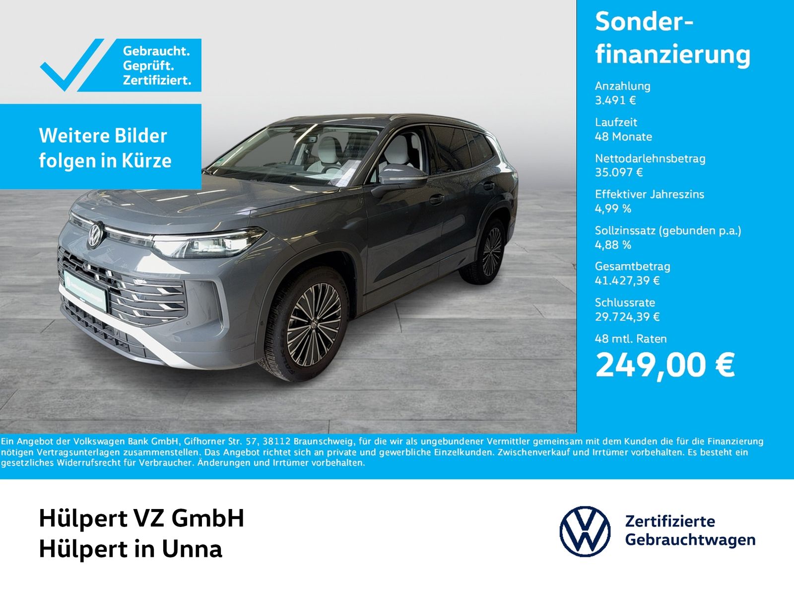 Volkswagen Tayron 1.5 eTSI ELEGANCE PANO AHK 360°CAM ACC foto 1