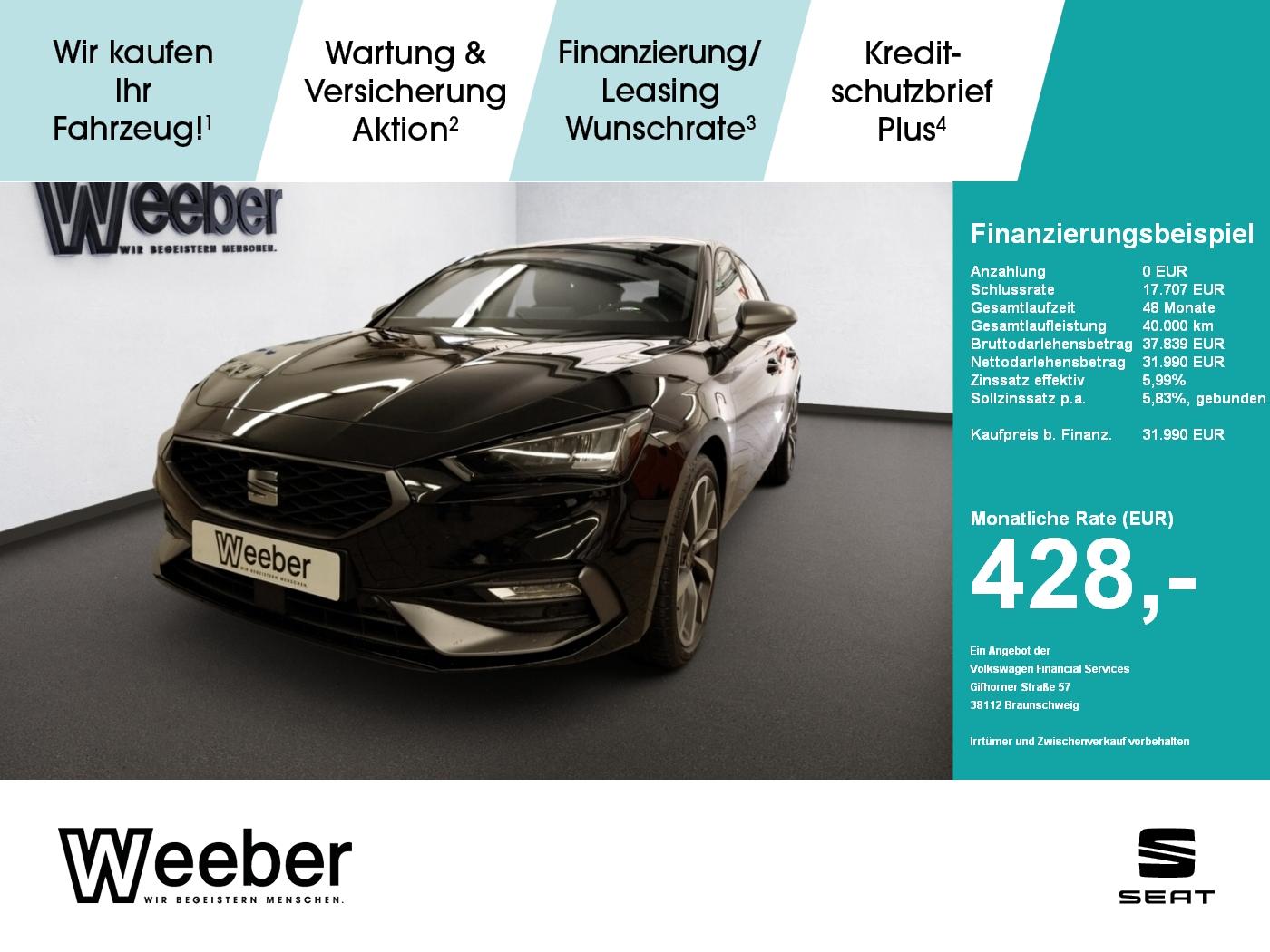 Seat SEAT Leon FR 2.0 TDI 7-Gang- AHK.Diebstahlwarnan