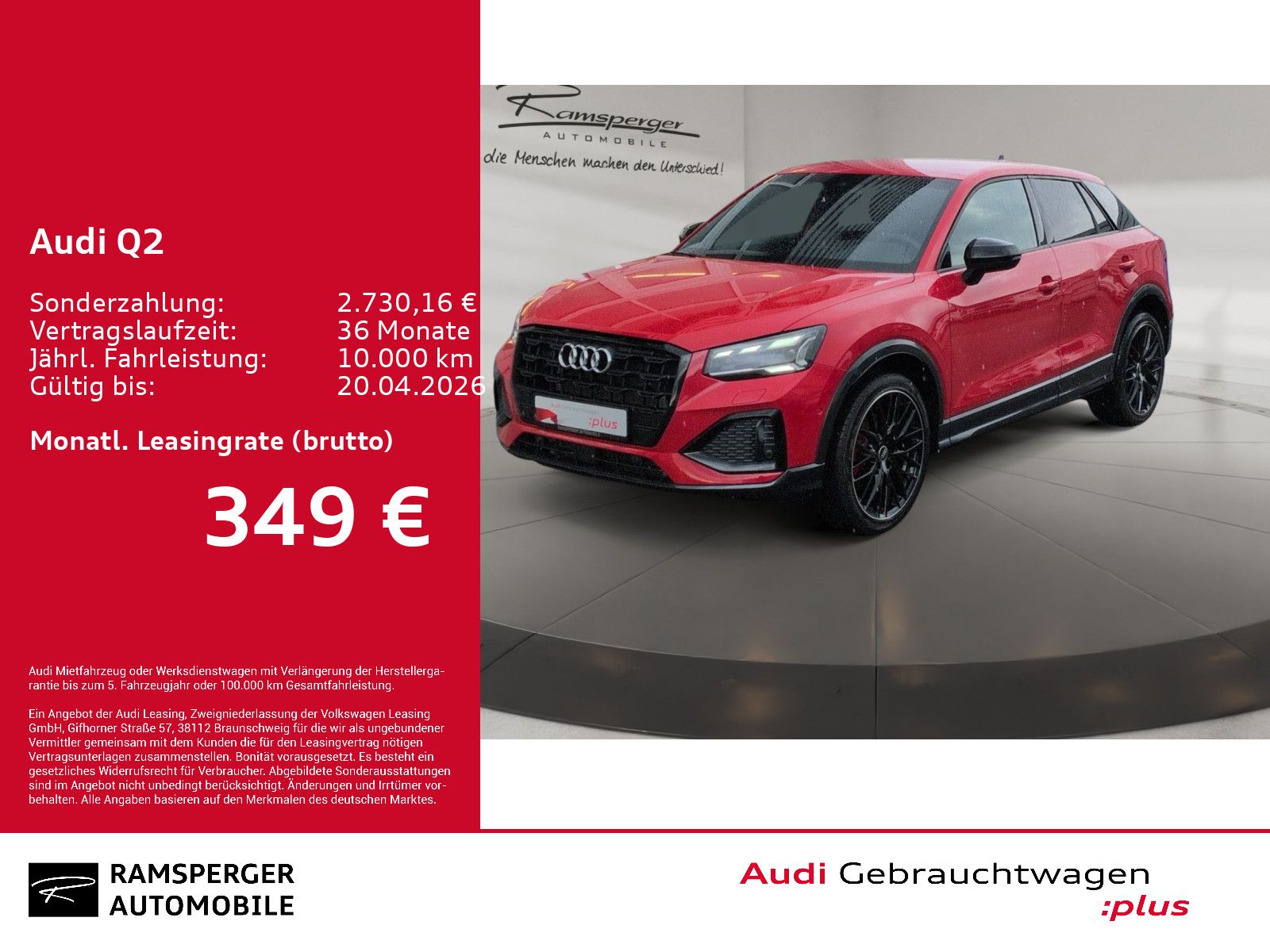 Audi Q2 Advanced 35 TFSI Matrix ACC Kamera Stdhz AHK