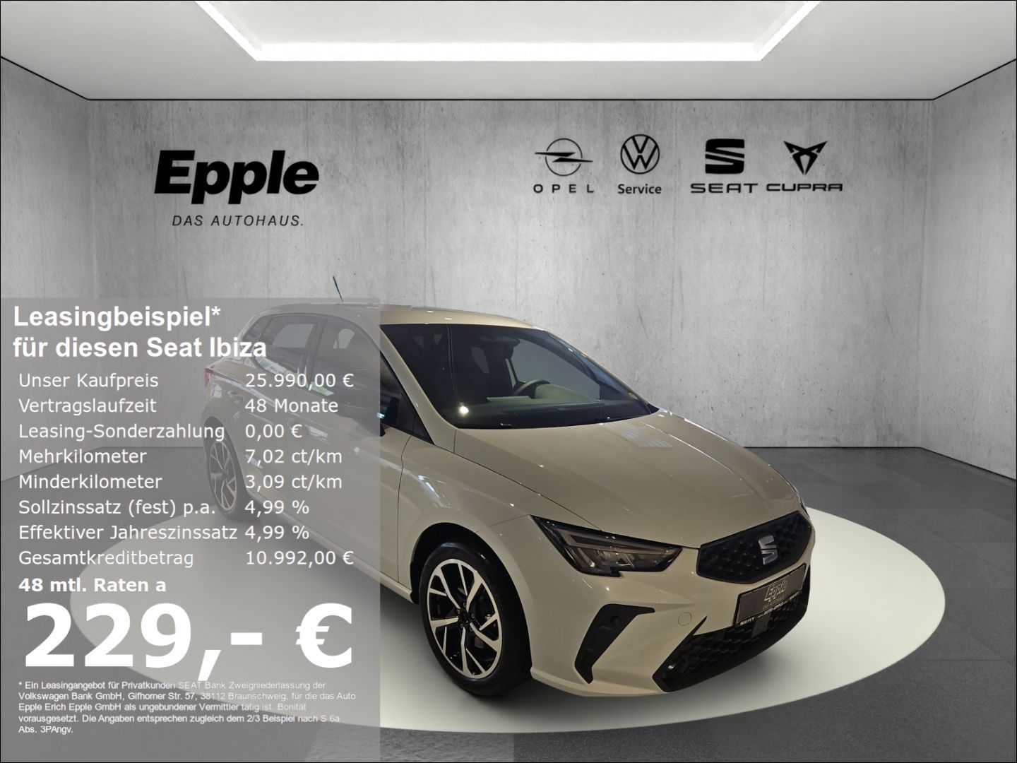 Seat Ibiza FR 1.0 TSI 85 kW (116 PS) 7-Gang-DSG Navi 
