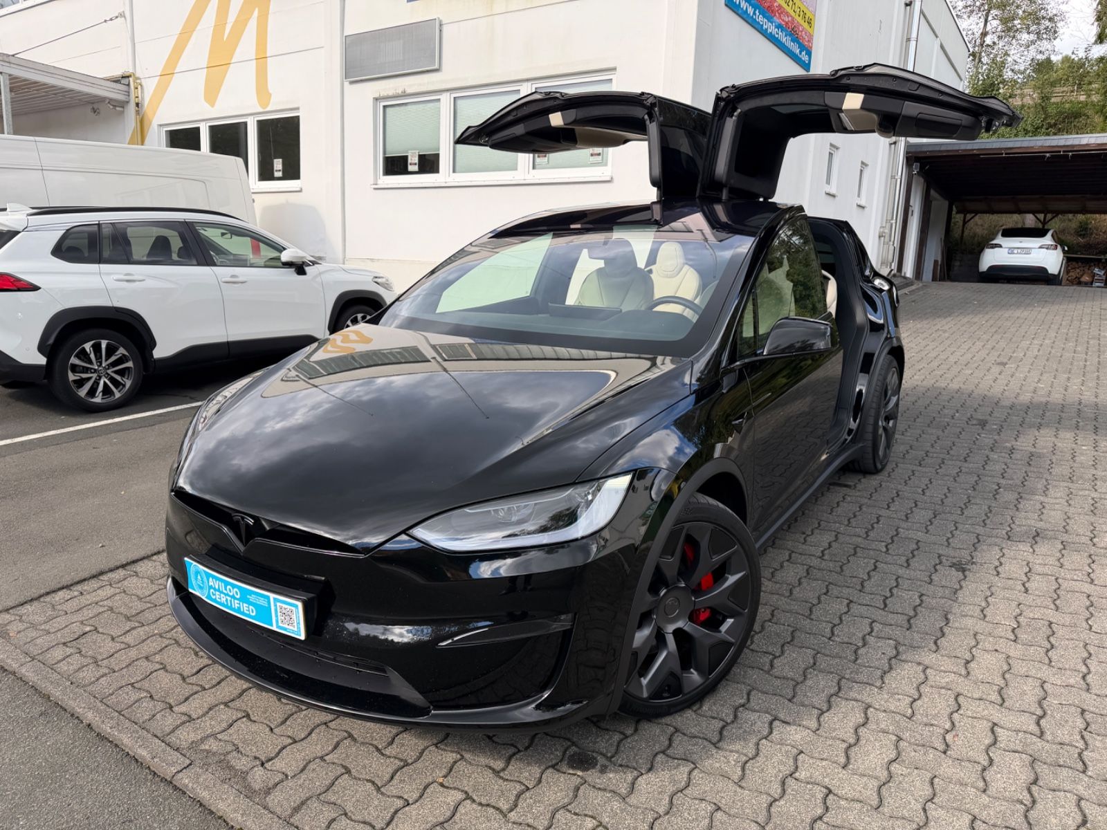 Tesla Model X Plaid*HW4*6 Sitzer*22 Zoll*Creme Innen* imagem 2