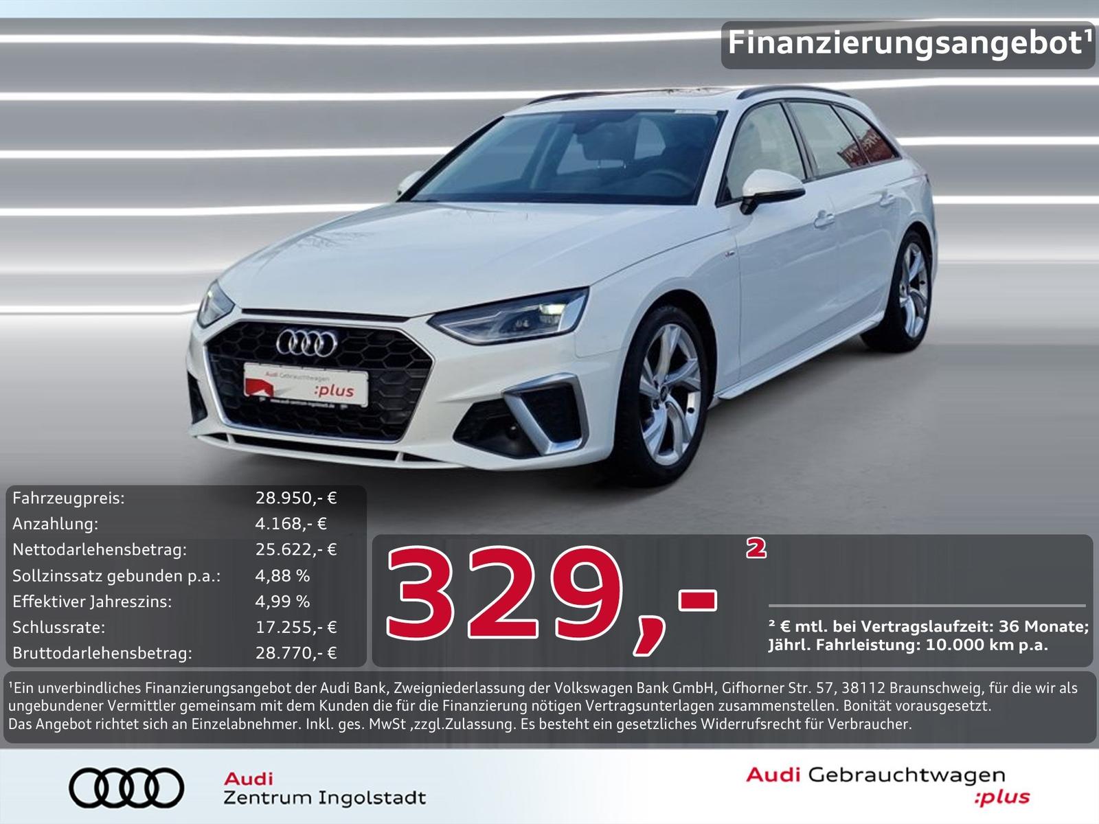 Audi A4 Avant 35 TFSI S line PANO SHZ PDC NAVI 18"