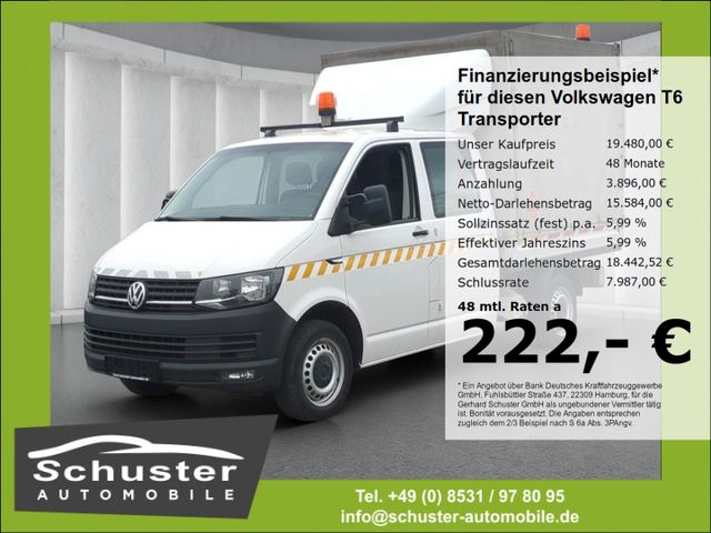 Volkswagen T6 Transporter DoKa Pritsche+Plane*AHK 6-Sitzer