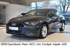 AUDI A3 30 TDI Sportback~Navi~ACC~virt. Cockpit~Apple