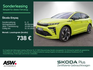 Skoda Enyaq RS MATRIX Navi 360° ACC PANO HUD Wäpu AHK