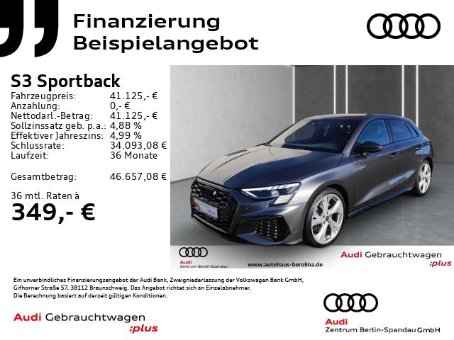 Audi S3 Sportback *MATRIX*B&O*NAV+*Opt.-Schwarz*+*