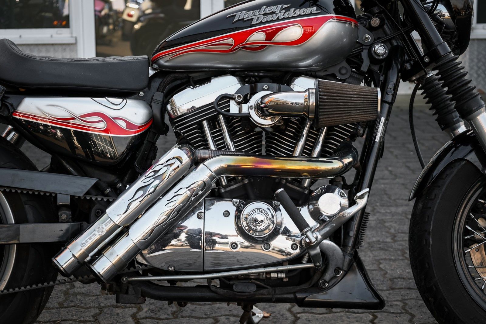 Fahrzeugabbildung Harley-Davidson XL1200L Cafe Racer Umbau -BSL 200er  Heckumbau--