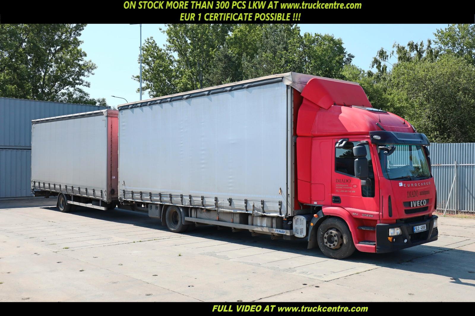 Iveco EUROCARGO 120E280+TRAILER BG CA1, 38 PALLETS