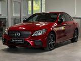 Mercedes-Benz C 180 AMG Line AHK LED NAVI+PDC360°+KLIMA+SITZH+ - rote Mercedes-Benz C 180