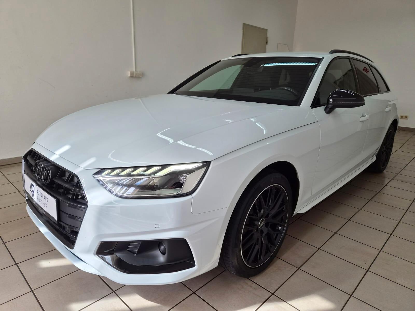 Audi A4 Av. 35 TFSI S Line Gletscherweiß+Optikschwarz