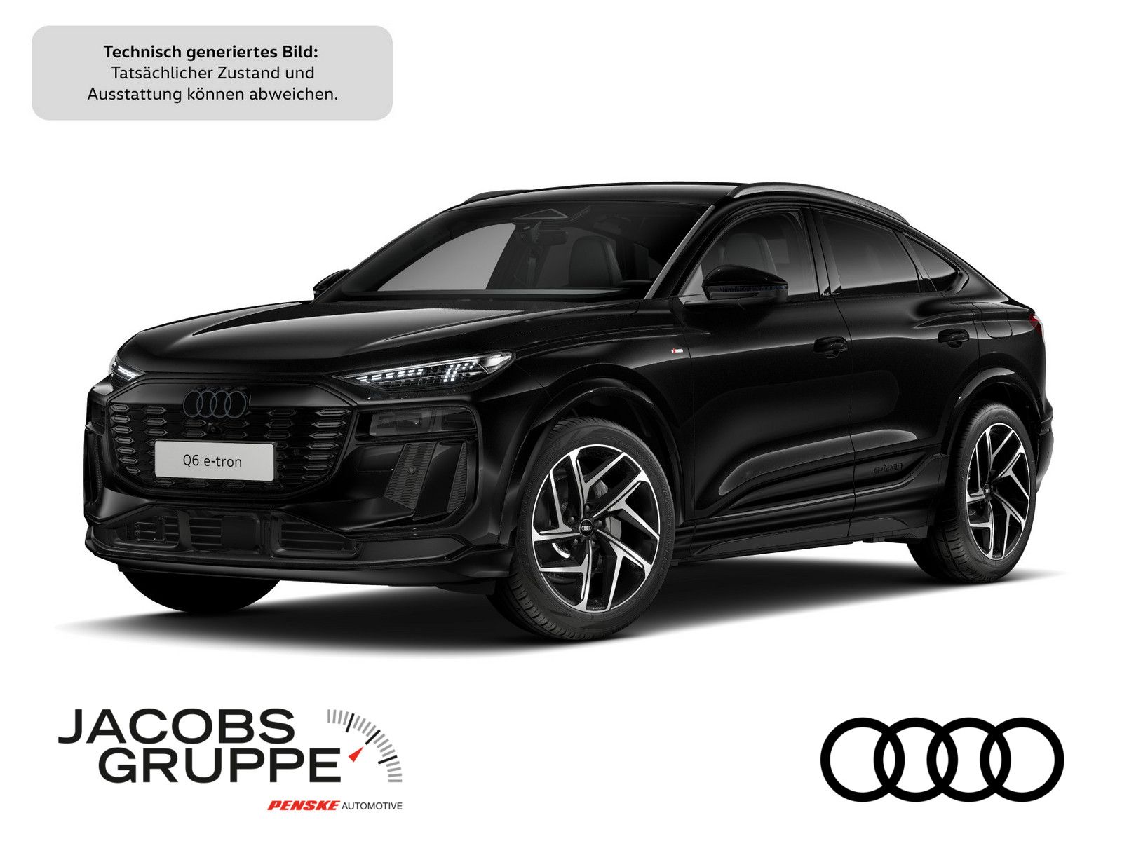 Audi Q6 e-tron Sportback perf. 2xS line/All Black/Mat