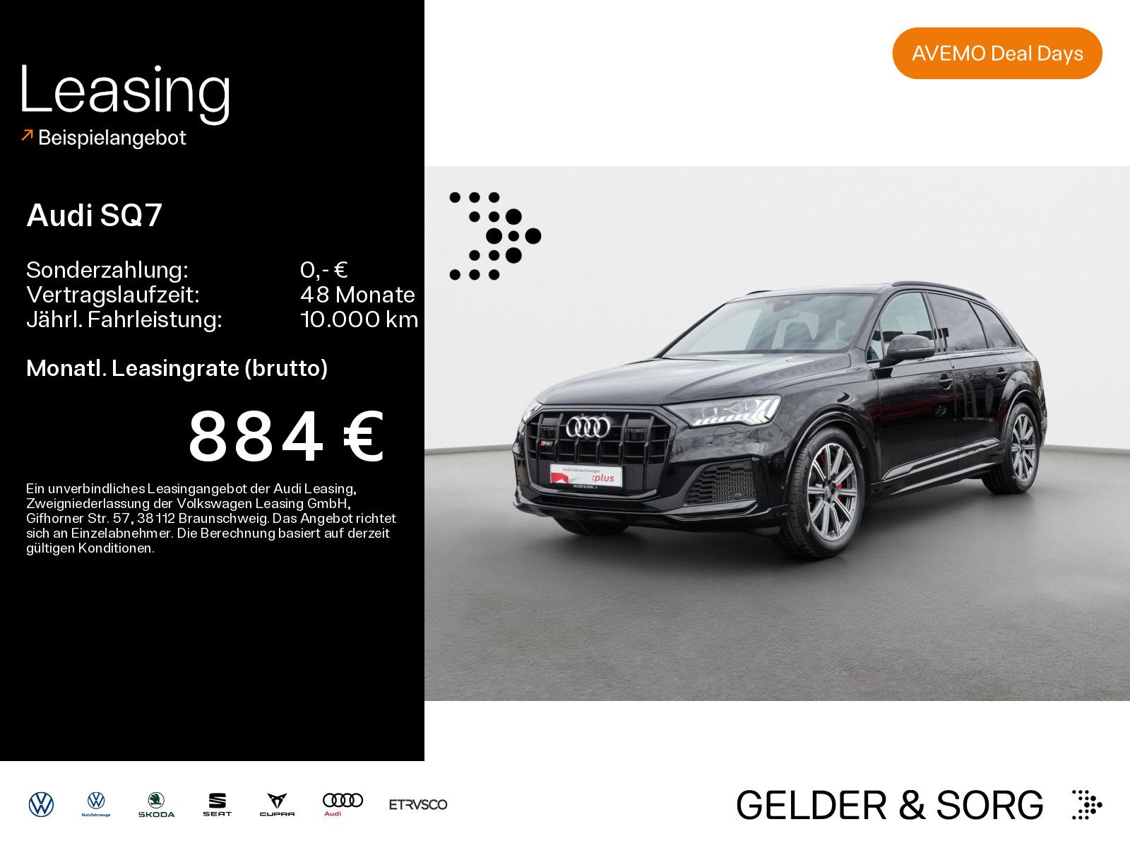 Audi SQ7 Pano*7Sitze*AHK*Stand*HuD*S-Sitze*Air*360°