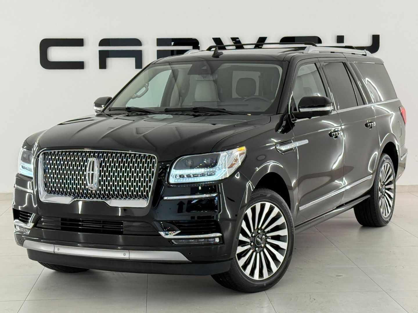 Lincoln Navigator 3.5L V6 Lang Preferred Grijs kenteken