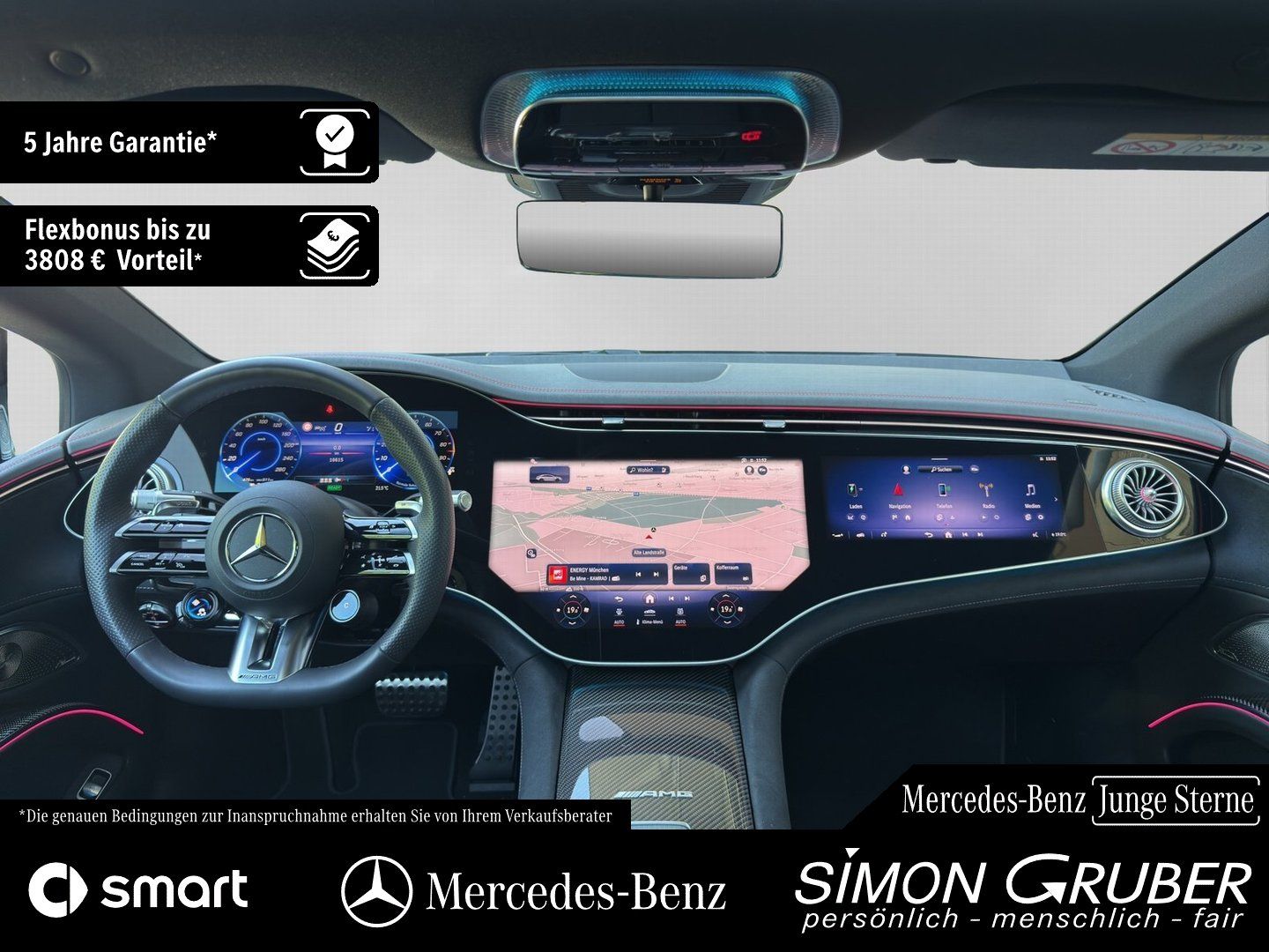 Fahrzeugabbildung Mercedes-Benz EQS 53 4M+ AMG Pano Carbon Sitzkl Massage 118Kw