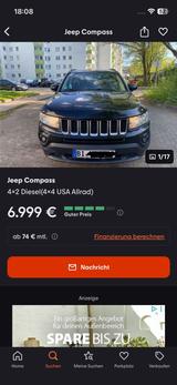 Jeep Compass 4x2 Diesel(4x4 USA Allrad) - Jeep Compass in Bielefeld