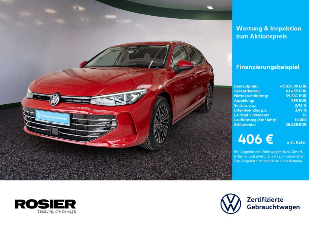 VW Passat Elegance 2,0 l TDI DSG AHK STANDHZ. ACC