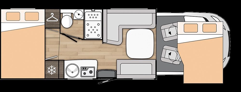 Fahrzeugabbildung Benimar Tessoro 444, Modell 2026 Sofort lieferbar