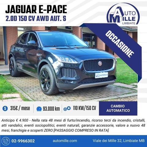 Jaguar JAGUAR E-Pace 2.0D 150 CV AWD aut. S