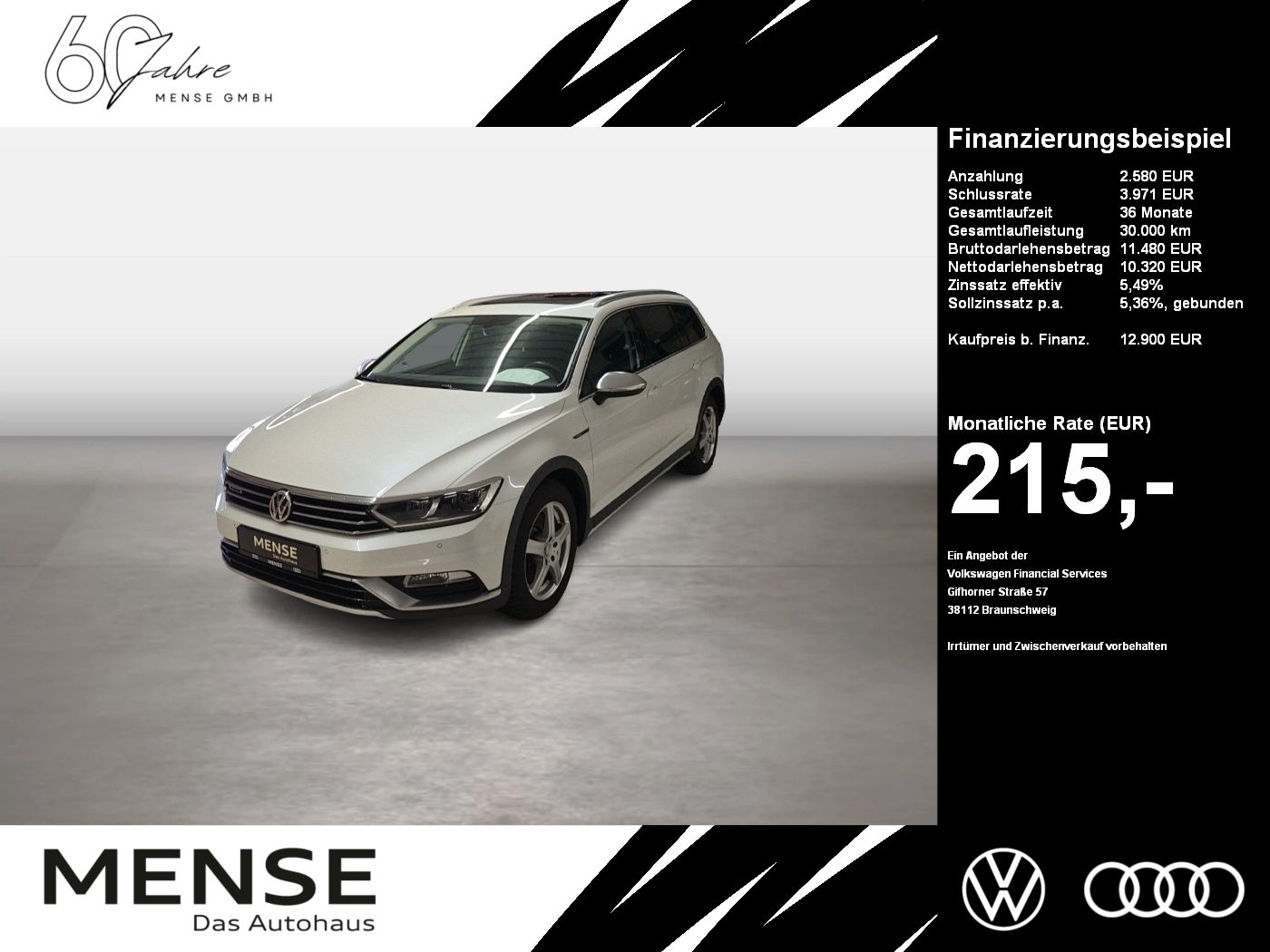 VW Passat Variant 2.0 TDI 4Motion BMT Alltrack AHK