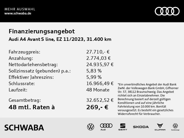 Audi A4 Avant S line 35 TFSI S tronic *NAV*LED*PDC*, миниатюра 4