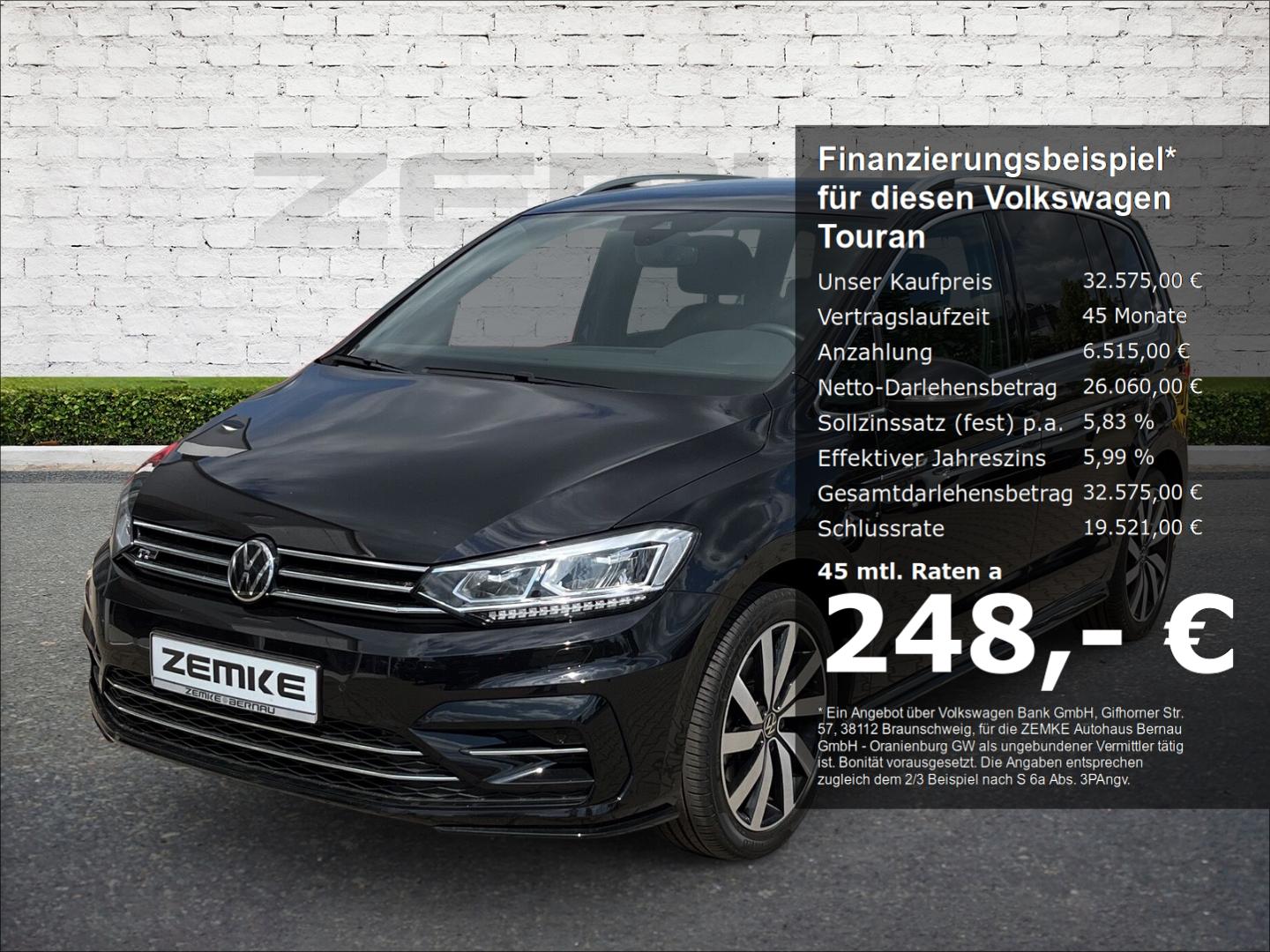 Volkswagen Touran 1.5 TSI DSG Highline R-line Sportpaket Na