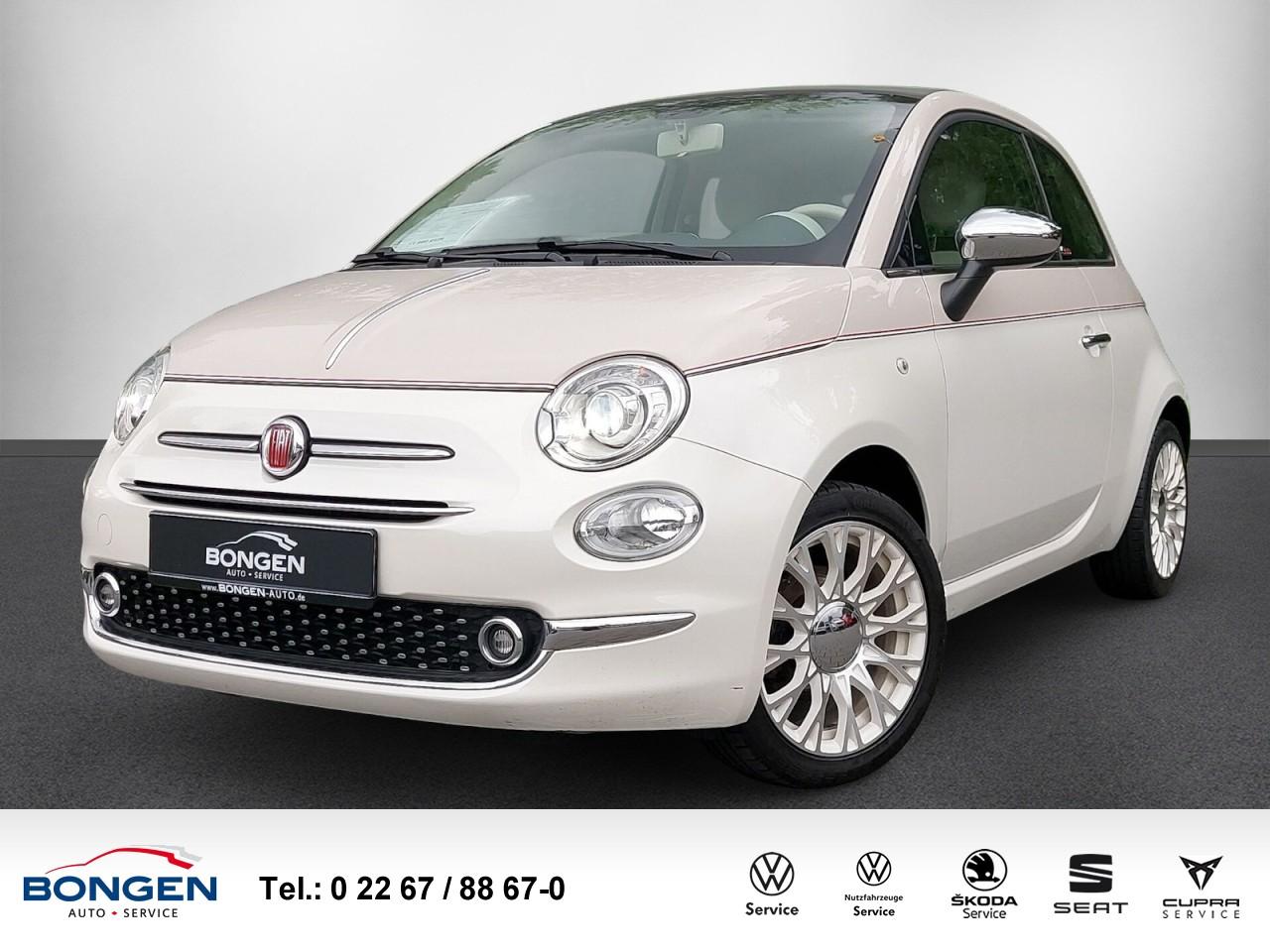 Fiat 500 Cabrio Lounge Leder UConnect Einparkhilfe