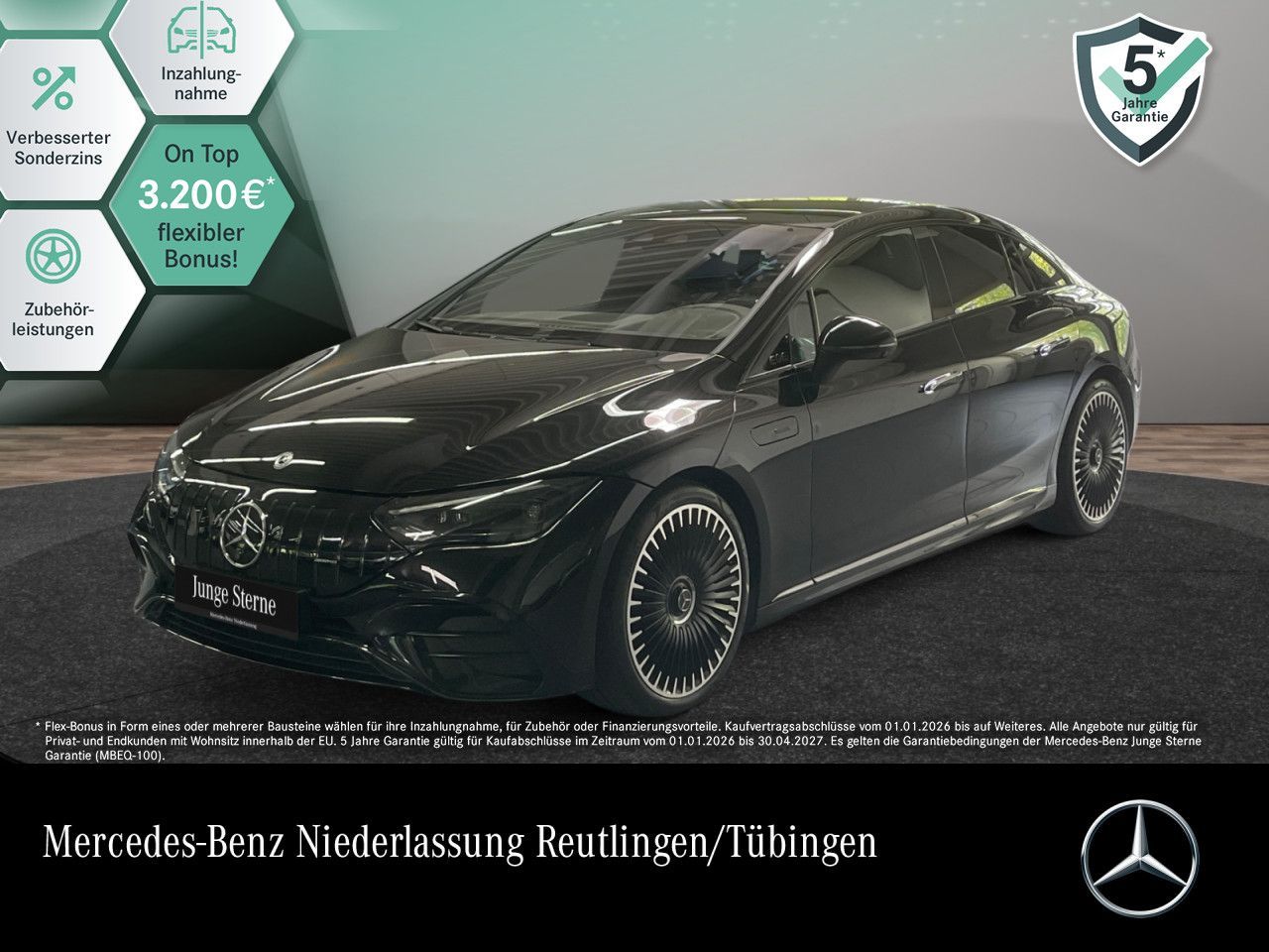 MERCEDES-BENZ EQE 53 AMG 4M Dyn+/HAL/Hyper/Airm/Pano/22kw/Nig