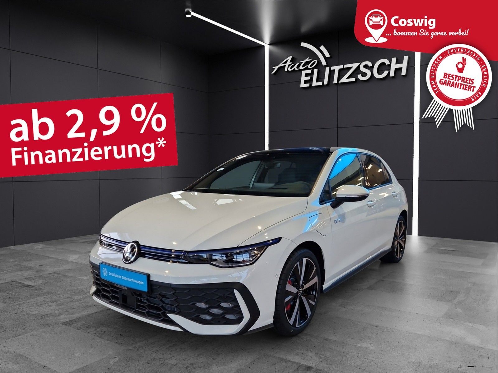 Fahrzeugabbildung Volkswagen Golf VIII GTE Matrix HUD AHK 360° DCC ACC Keyles