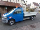 Volkswagen T5 Pritsche lang Tieflader 4Motion Klima AHK 1 h - Volkswagen T5: Allradantrieb, Pritsche