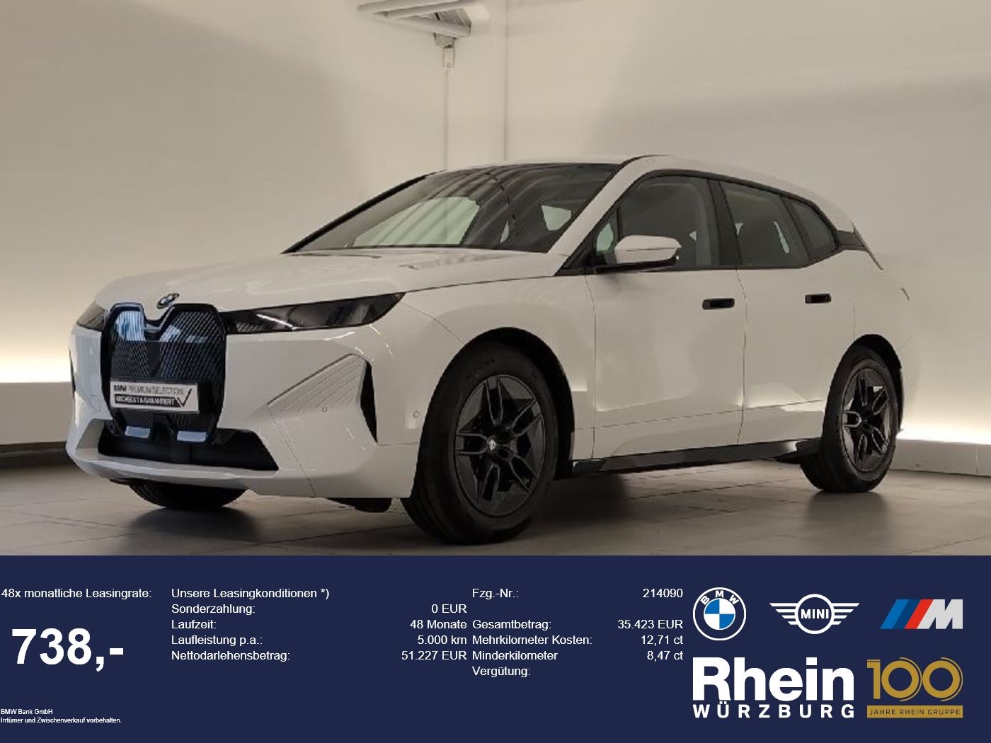 BMW iX xDrive45 Navi/LED/RFK/SHZ/LR-Hz/DAB Navi/LED/