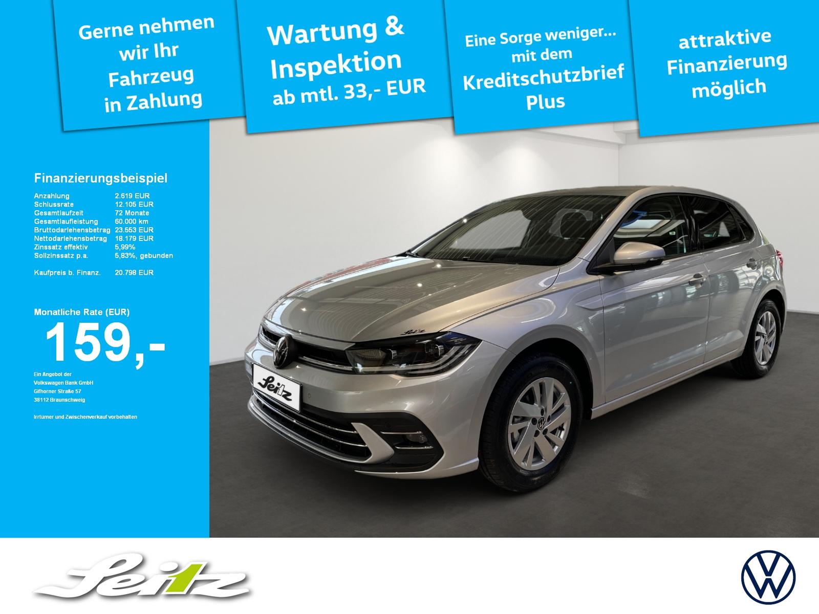 Volkswagen Polo VI 1.0 TSI Style *MATRIX*PARKSENSOR*SITZH*