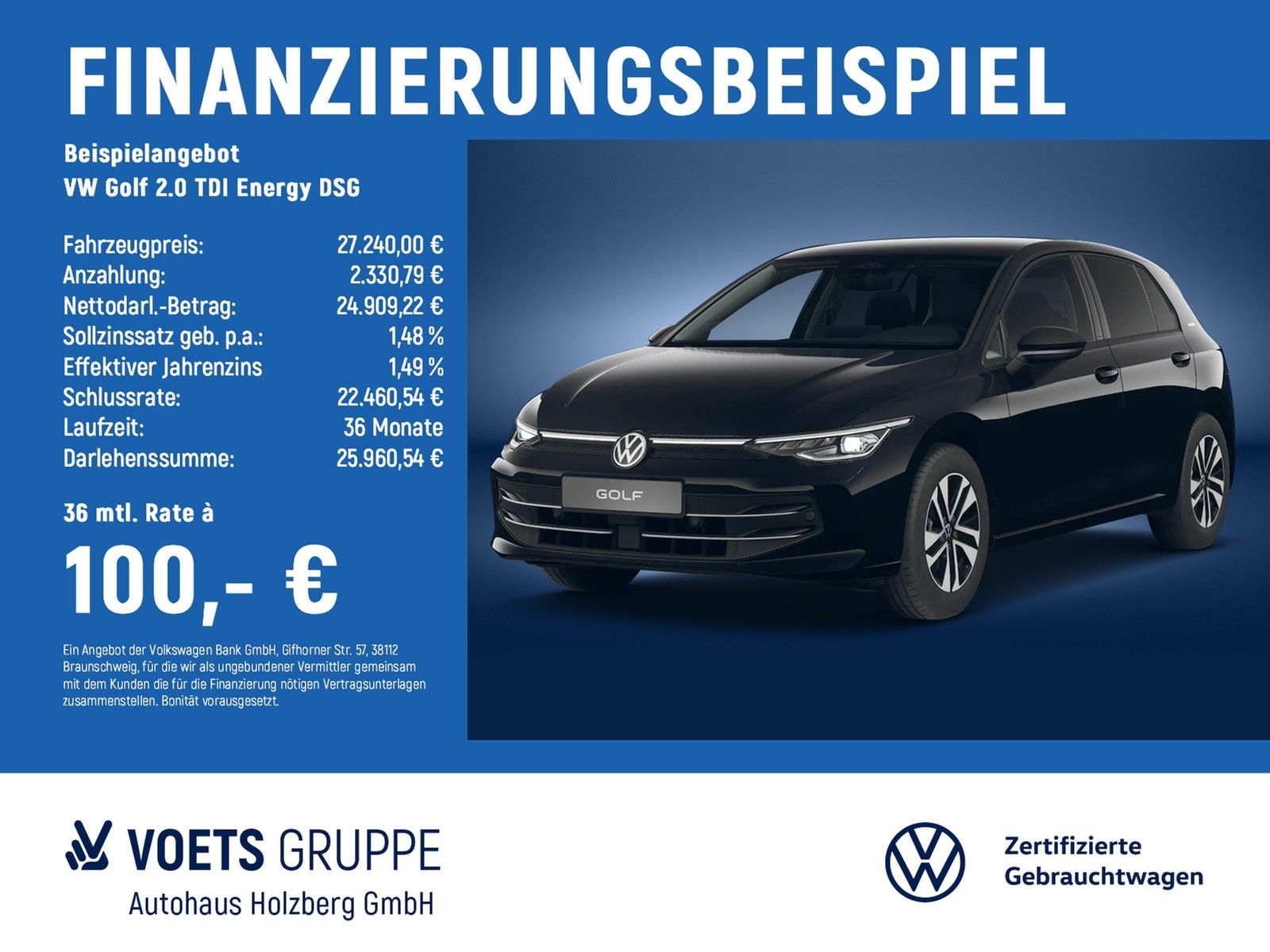Volkswagen Golf 2.0 TDI Energy DSG LedPlus+AHK+GJR