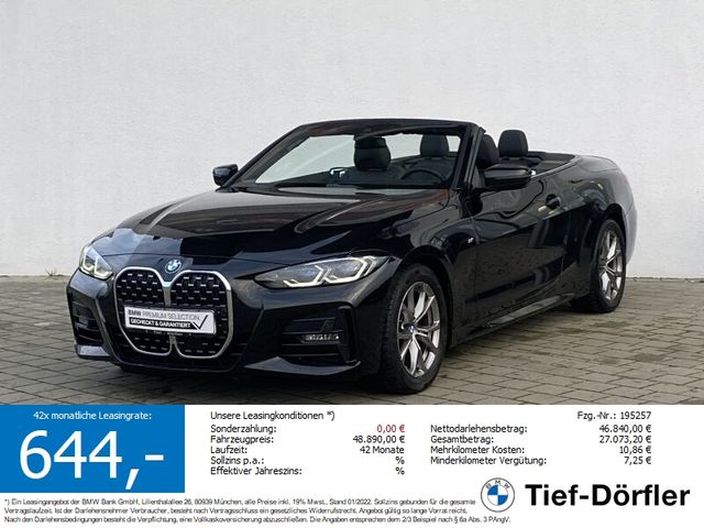 BMW 420i SAG Cabrio M Sport LASER/LHZ/NACKEN/ACC/CAM