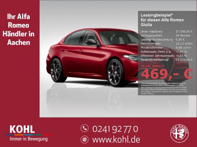 Alfa Romeo Giulia Veloce 2.0 Turbo 280 PS AT8 4x4 LED Totwi