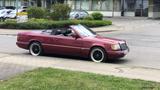 Mercedes-Benz E 220 w124 Cabrio Sportline - Mercedes-Benz E 220: Rot, Leder