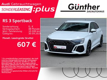 Audi Leasing Angebot: Audi RS 3 Sportback +WINTERRÄDER+SPORTABGAS+HEAD UP+