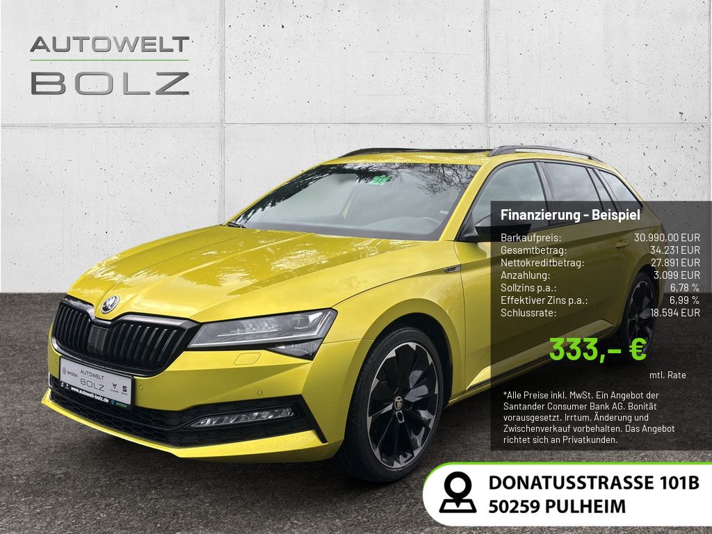 Skoda Superb Combi 2.0 TDI Sportline 4x4 KAMERA AHK