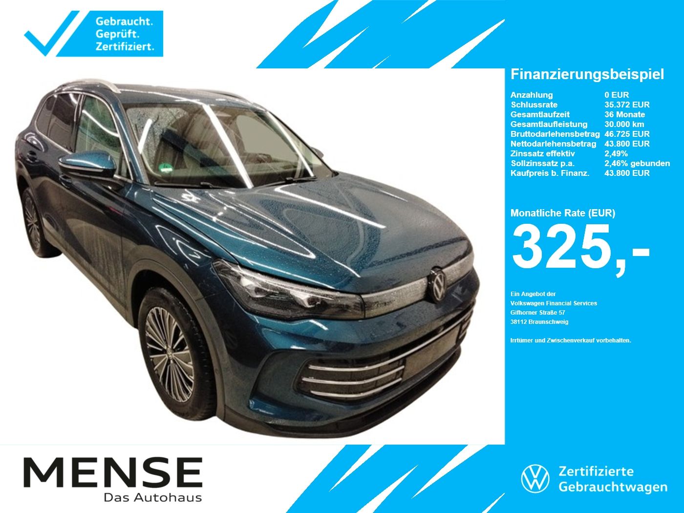 Volkswagen Tiguan 1.5 TSI eHybrid DSG Elegance IQ.Light|AHK