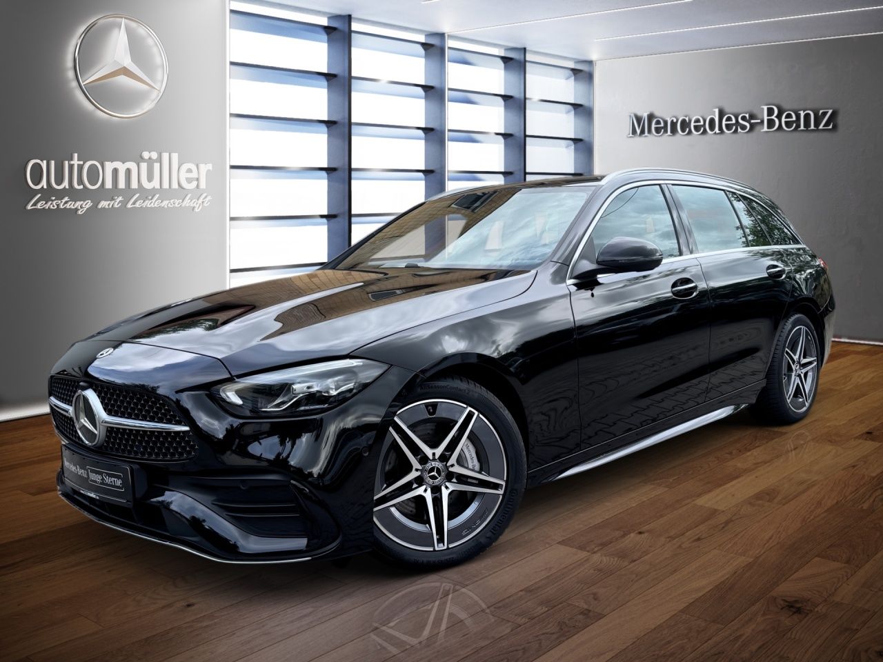 Fahrzeugabbildung Mercedes-Benz C 300 d T AMG+AHK+DISTRONIC+CARPLAY+AMBIENT+LED+